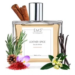 EM5 Men Leather Spice Long Lasting Eau De Parfum - 50 ml-41