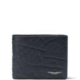Police Men Textured Leather Flap Coin Pocket Two Fold Wallet-picture-21