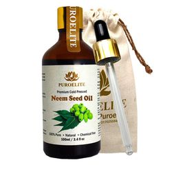 Puroelite Premium Cold Pressed Neem Seed Oil With Dropper For Hair & Glowing Skin - 100 ml-33