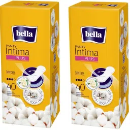 Panty Intima Plus Panty Liners - 80 Count (Large)PACK OF-2 Pantyliner-0