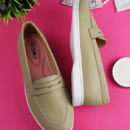 Bxxy Women Solid Round Toe Loafers-image-50