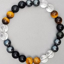 Divine souvenirs Unisex Artificial Beaded Elasticated Bracelet-image-23