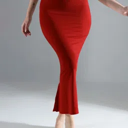 IndianRang Mermaid Fit 4-Way Stretchable Saree Shapewear With Adjustable Waist Tie-picture-37