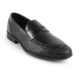 Tresmode Men Leather Loafers-image-30