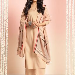 GoSriKi Straight Kurta With Palazzo And Dupatta-picture-50