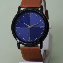 VIRAKTI Women Brass Dial & Leather Wrap Around Straps Analogue Watch G-12-BLUE-G-image-87