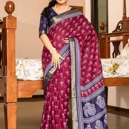Anouk Rustic Ethnic Motifs Bagh Saree-7