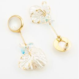 DressBerry Gold-Plated Alloy Kundan Diamond Shaped Earrings-picture-7