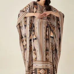 The Kaftan Company Printed Maxi Nightdress-image-53