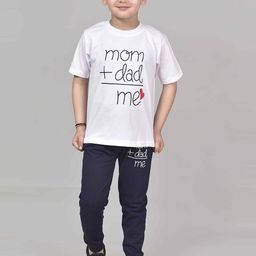 Pankhu Kids Printed T-shirt With Trousers-picture-41