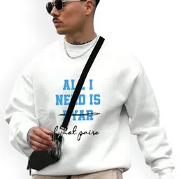 AUSK Men Fleece Printed Sweatshirt-picture-13