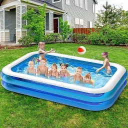 Swimming Pool Outdoor Bath Tub for Kids and Adults SPA Bath Tub 8.7 Feet Inflatable Swimming Pool-image-65