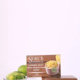 SCRUB NATURALS Natural Lemon Zest Skin Brightening Soap - 100 g-47
