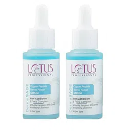 Lotus Professional Set Of 2 Dermasage Copper Peptide Rep Serum-28ml Each-31