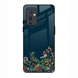 QRIOH Floral Printed OnePlus 9 Back Case Mobile Accessories-picture-56