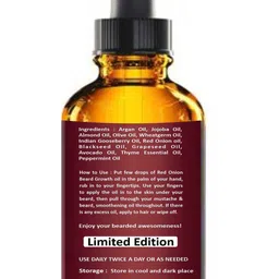 Park Daniel Set Of 3 Red Onion Extract Beard Growth Oil With Jojoba- 30ml Each image 2