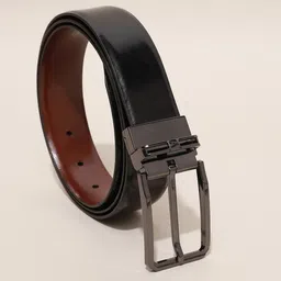 Van Heusen Men Textured Leather Reversible Formal Belt-image-58