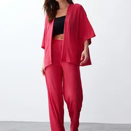 Trendyol Shrug With Trouser Co-Ords-image-30