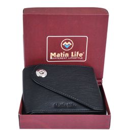 MATIN LIFE Men PU Three Fold Wallet-picture-14