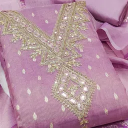 BlissFlair Pure Cotton Unstitched Dress Material-image-14