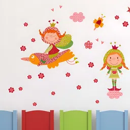 LANSTICK Red & Green Printed Self-Adhesive WallStickers-18