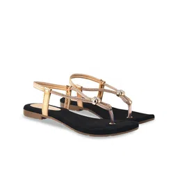 Shoetopia Women Embellished Open Toe Flats-80