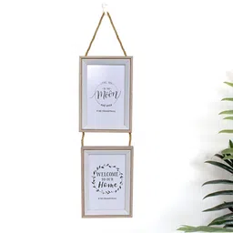 Aura White & Brown 2 to 4 Pieces Wood Wall Photo Frames-image-29