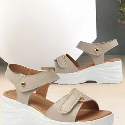 VENDOZ Women Casual Wedge Heel Open Toe Sandals-picture-25