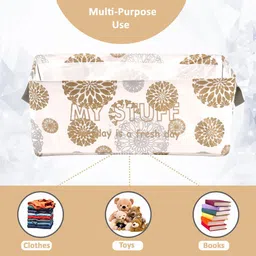 Kuber Industries White Printed Foldable Drawer Organisers image 5