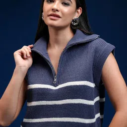 Tokyo Talkies Women Cable Knit Pullover-48