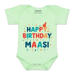 arvesa Happy Birthday Maasi Printed Romper-picture-25