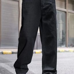 THE BEETEL HOUSE Men Light Fade Mid-Rise Stretchable Baggy Denim Jeans-image-56