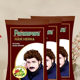 Parampara Ayurved Heena Hair Colour With Shikakai-200g-Dark Brown-17