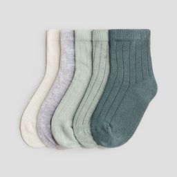 H&M 5-Pack Knitted Socks-17