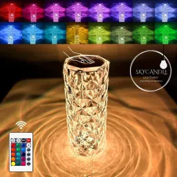 Crystal Design LED Night Lamp, Touch Sensitive and USB Powered Night Lamp-image-95