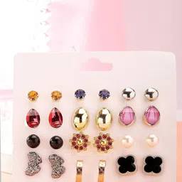 Bohey by KARATCART Contemporary Studs Earrings-51
