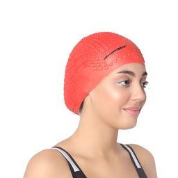 SHIFTER Bubble Textured Anti-Slip Silicone Swimming Cap-2