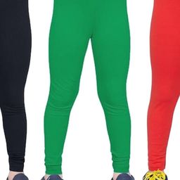 Tik Tok WEARS Girls Black Churidar Length Leggings-picture-43