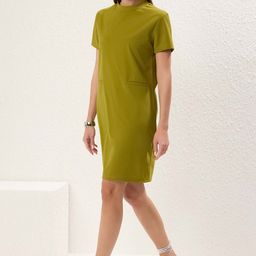 Trendyol Women Solid Round Neck T-shirt Dress-picture-9