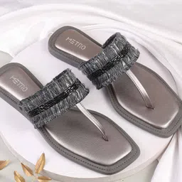 Metro Women Open Toe Flats-picture-56