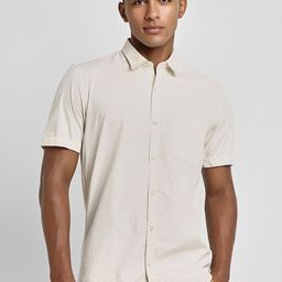 Peter England Casuals Men Slim Fit Opaque Printed Casual Shirt-image-37