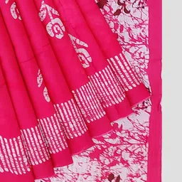 Lovwear Pink Pure Cotton Sarees-picture-17