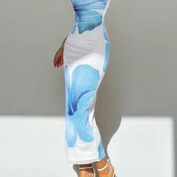 StyleCast Women Floral Printed Off-Shoulder Bodycon Maxi Dress-picture-25