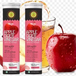 Apple Cider Vinegar for Weight Loss, Easy Digestion with Mother Effervescent Tab-1