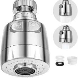 Swivel Sink Faucet Extended Bubbler Tap Aerator Water Saving Faucet Filter Tap Aerator Filter Tap Spray Adjuster Nozzle Head for Bathroom Kitchen Faucet Set-6