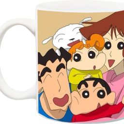 Super Cute Shinchan Family Printed Ceramic Coffee Mug-image-27