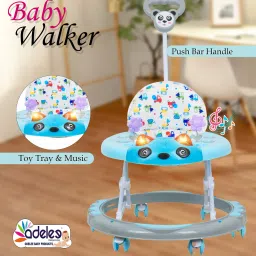 Musical Activity Walker With Parent Rod-12