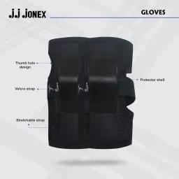 jj jonex Protective Set of 4 in 1 and Cycling Skating Guard Combo (Blue/Black FOR AGE 8-11/Size Medium) (MYC) Skating Kit image 5
