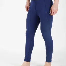 Solid Men Blue Tights-image-15