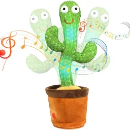 sonpal Dancing Cactus Toy - Interactive Plush with Lights, Singing, and Recording image 2